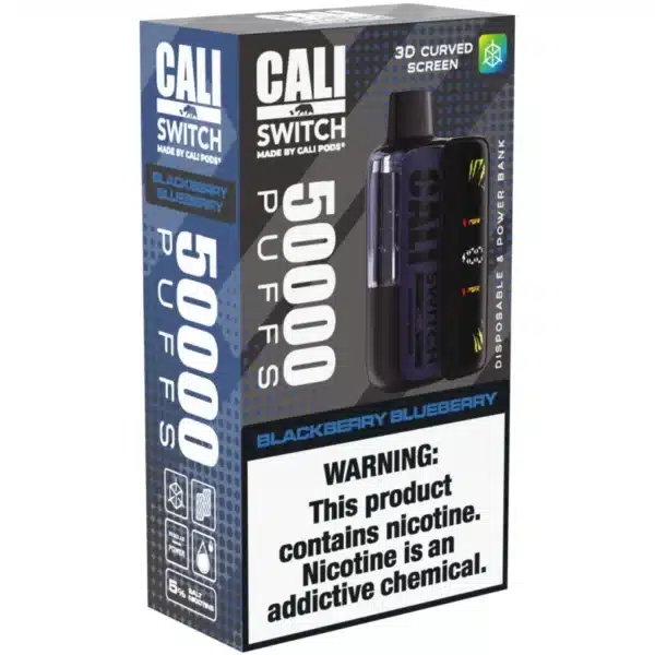 Blackberry Blueberry Cali Switch 50000 Puffs Disposable Vape