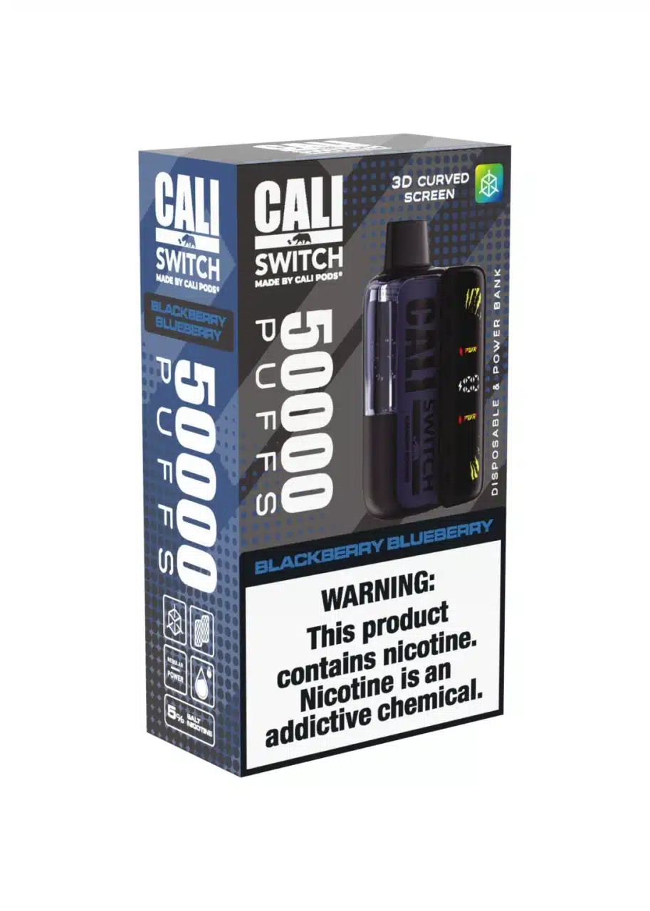 Blackberry Blueberry Cali Switch 50000 Puffs Disposable Vape