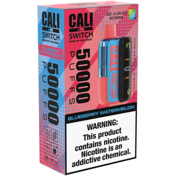 Blueberry Watermelon Cali Switch 50000 Puffs Disposable Vape