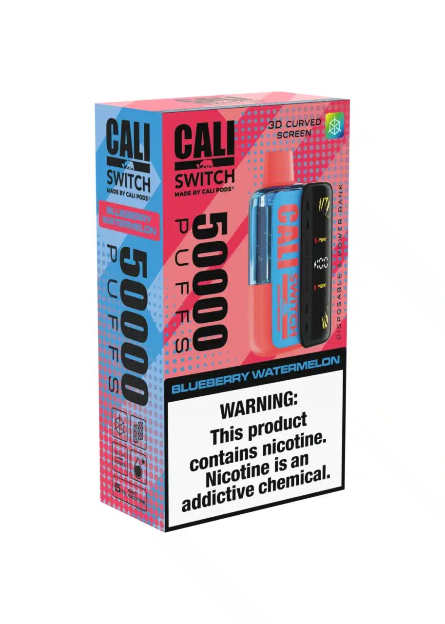 Blueberry Watermelon Cali Switch 50000 Puffs Disposable Vape