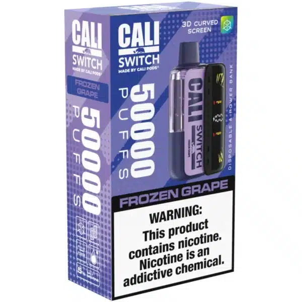 Frozen Grape Cali Switch 50000 Puffs Disposable Vape