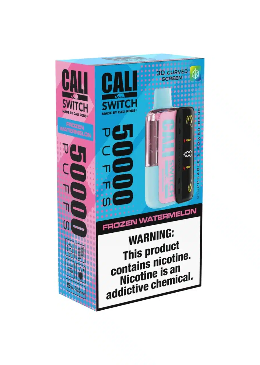 Frozen Watermelon Cali Switch 50000 Puffs Disposable Vape