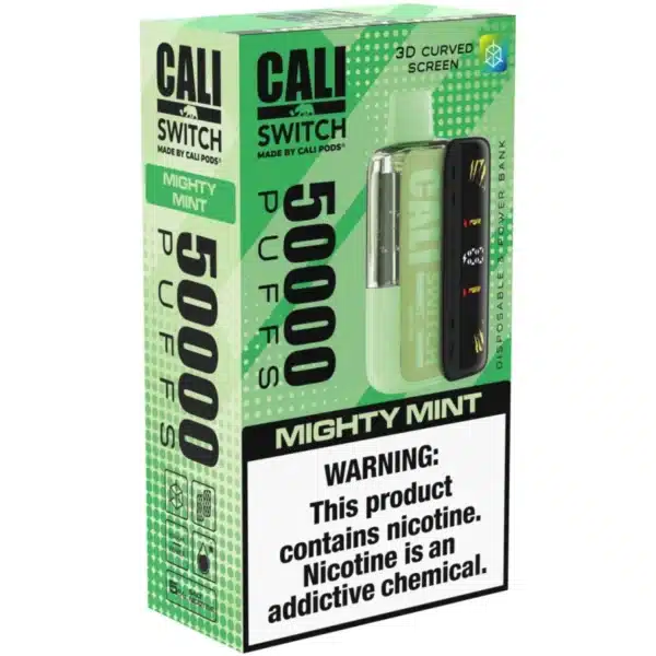 Mighty Mint Cali Switch 50000 Puffs Disposable Vape