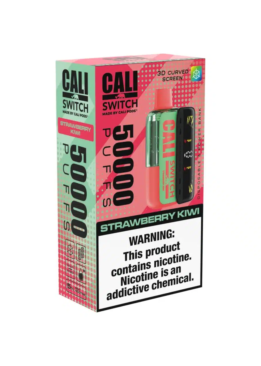 Strawberry Kiwi Cali Switch 50000 Puffs Disposable Vape