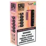 White Peach Raspberry Cali Switch 50000 Puffs Disposable Vape