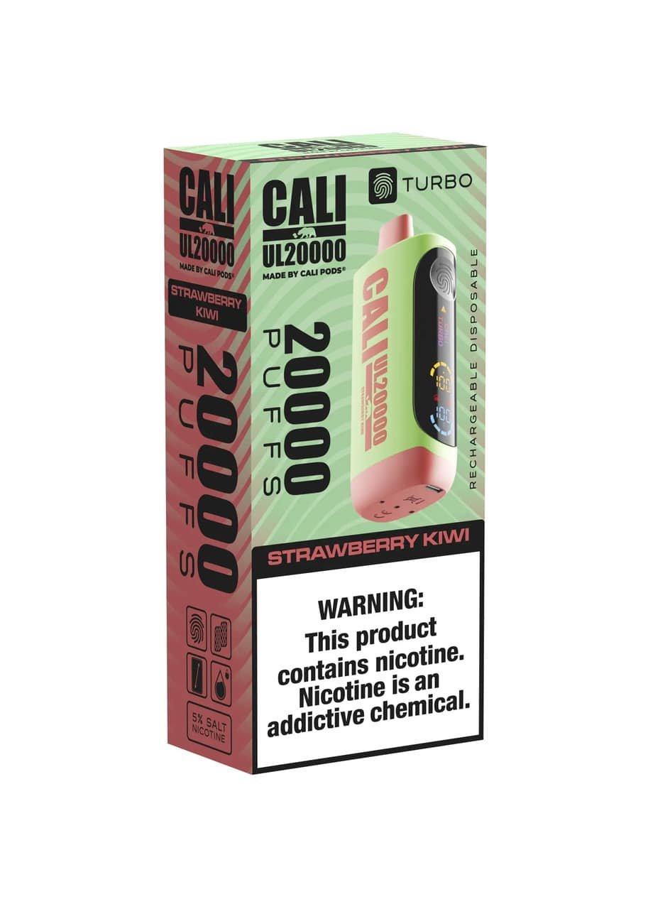 Strawberry Kiwi Cali UL 20000 Puffs Disposable Vape